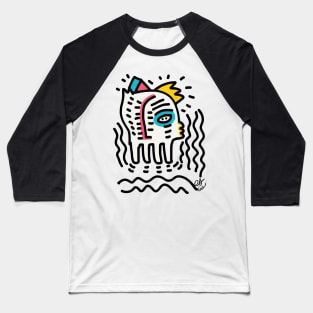 Street Graffiti Art Love Radiate Creature Baseball T-Shirt